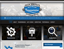 Tablet Screenshot of jacksmithtrans.com